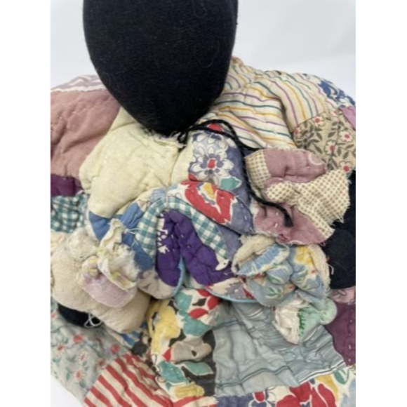 Vintage Doll Made From Old Quilt - Picture 2 of 5